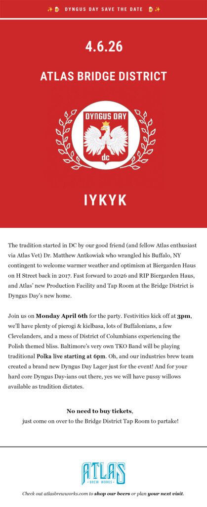atlas dyngus day 26